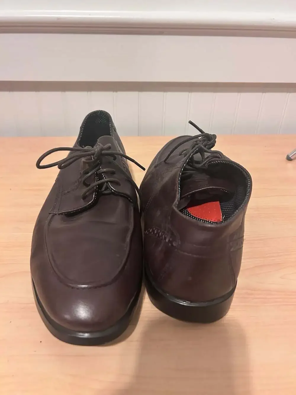 Rockport Adiprene Brown Leather Split Toe Oxford Dress Shoes
